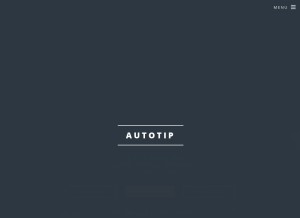 How autotip.pro looks like on a tablet such as an iPad.
