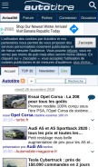 How autotitre.com looks like on a mobile device such as an iPhone.