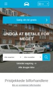 How autouncle.dk looks like on a mobile device such as an iPhone.