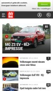 How autoweek.nl looks like on a mobile device such as an iPhone.