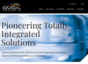 How availtec.com looks like on a tablet such as an iPad.