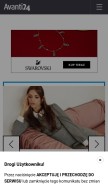 How avanti24.pl looks like on a mobile device such as an iPhone.