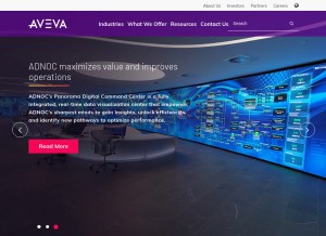 How aveva.com looks like on a tablet such as an iPad.