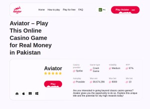 How aviatorgame.pk looks like on a tablet such as an iPad.