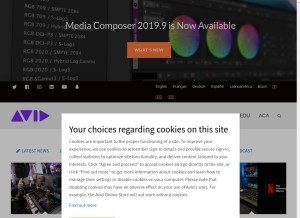 How avidblogs.com looks like on a tablet such as an iPad.