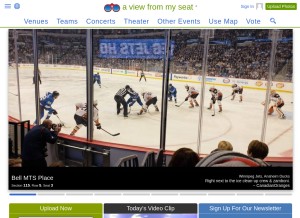How aviewfrommyseat.com looks like on a tablet such as an iPad.