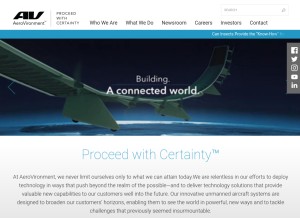 How avinc.com looks like on a tablet such as an iPad.