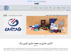 How avinpack.com looks like on a tablet such as an iPad.