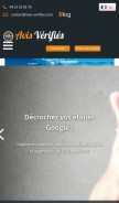How avis-verifies.com looks like on a mobile device such as an iPhone.
