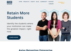 How avisoapp.com looks like on a tablet such as an iPad.