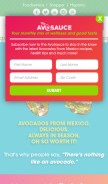 How avocadosfrommexico.com looks like on a mobile device such as an iPhone.