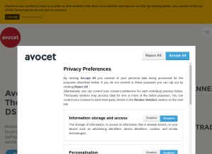 How avocet.io looks like on a tablet such as an iPad.