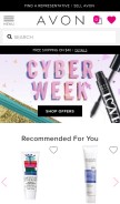 How avon.com looks like on a mobile device such as an iPhone.