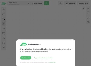 How awwapp.com looks like on a tablet such as an iPad.