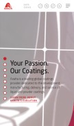 How axalta.com looks like on a mobile device such as an iPhone.
