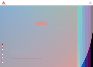 How axalta.com looks like on a tablet such as an iPad.