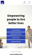 How axaonline.com looks like on a mobile device such as an iPhone.