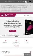How axisbank.com looks like on a mobile device such as an iPhone.