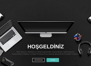 How ayhancetin.com.tr looks like on a tablet such as an iPad.
