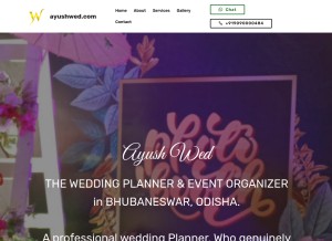 How ayushwed.com looks like on a tablet such as an iPad.