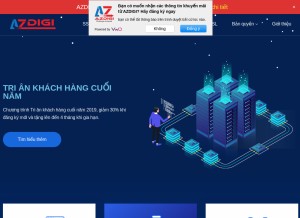 How azdigi.com looks like on a tablet such as an iPad.