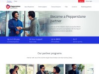 Desktop screenshot for pepperstonepartners.com