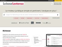 Desktop screenshot for lextenso.fr
