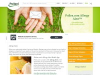 Desktop screenshot for pollenapps.com
