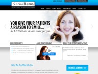 Desktop screenshot for orthobanc.com