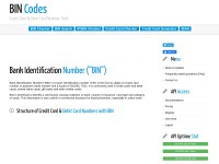 Desktop screenshot for bincodes.com