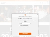 Desktop screenshot for snipes.com