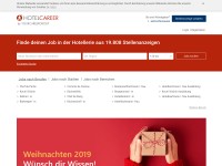 Desktop screenshot for hotelcareer.de