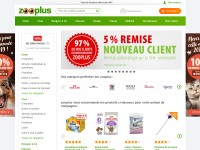 Desktop screenshot for zooplus.fr