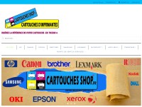 Desktop screenshot for cartouchesshop.fr