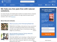 Desktop screenshot for losethebackpain.com