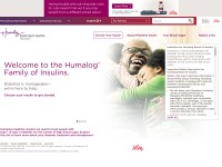 Desktop screenshot for humalog.com