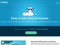 Desktop screenshot for pubble.io