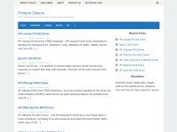 Desktop screenshot for my-hpdrivers.com