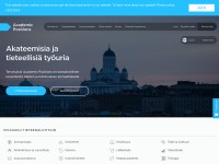 Desktop screenshot for academicpositions.fi