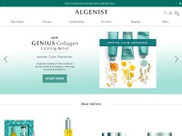 Desktop screenshot for algenist.com