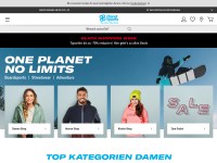 Desktop screenshot for planet-sports.de