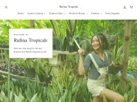 Desktop screenshot for rufinatropicals.com
