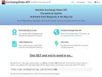 Desktop screenshot for exchangerate-api.com