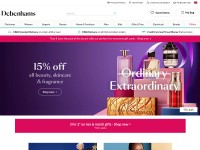 Desktop screenshot for debenhams.com