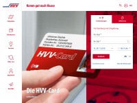 Desktop screenshot for hvv.de