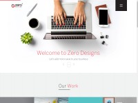 Desktop screenshot for zerodesigns.in