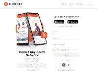Desktop screenshot for hornet.com