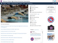 Desktop screenshot for mshsaa.org