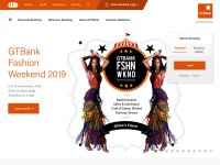 Desktop screenshot for gtbank.com