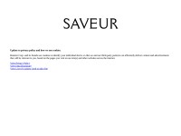 Desktop screenshot for saveur.com